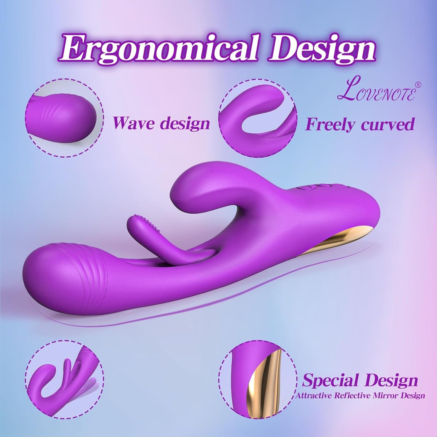 Vibromasseur clitoridien pour point G - Gode anal battant la langue - Jouets sexuels féminins