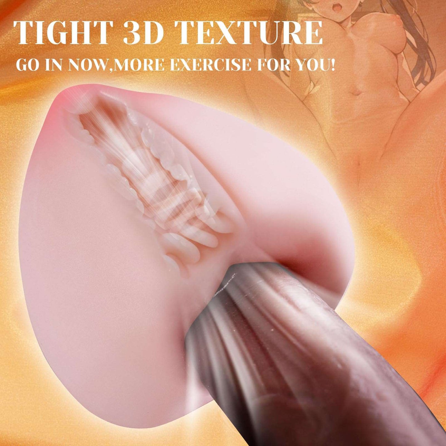 Pocket Masturbator Cup - Male Sex Toys Lifelike Peach-Shape Dolls - Domlust