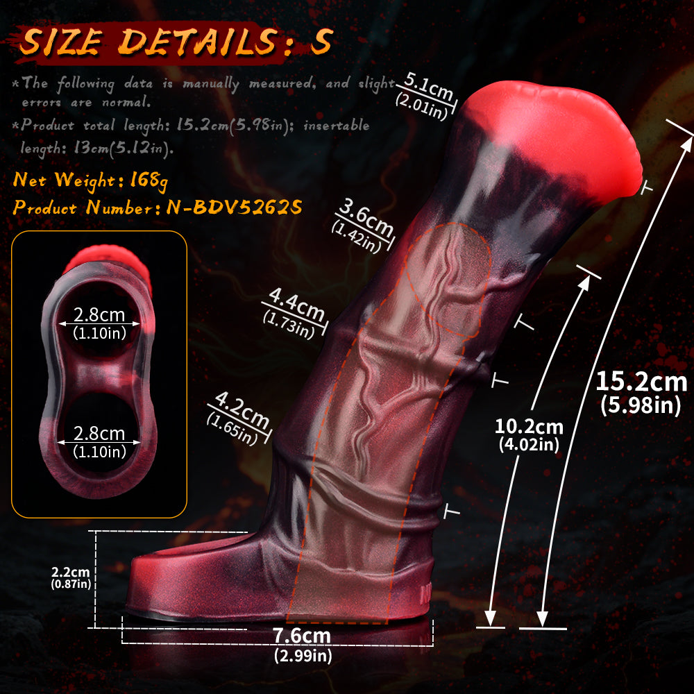 Vibrierende Penishülle mit Fernbedienung – Horsedildo Silikon-Penishülle-Extender