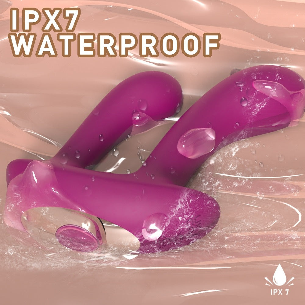 Fantasy Doppelseitiger Dildo-Vibrator – Stimulierendes weibliches G-Punkt-Masturbationsspielzeug aus Silikon