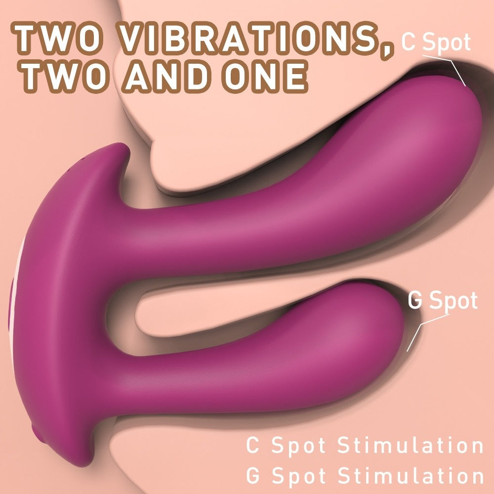 Fantasy Doppelseitiger Dildo-Vibrator – Stimulierendes weibliches G-Punkt-Masturbationsspielzeug aus Silikon