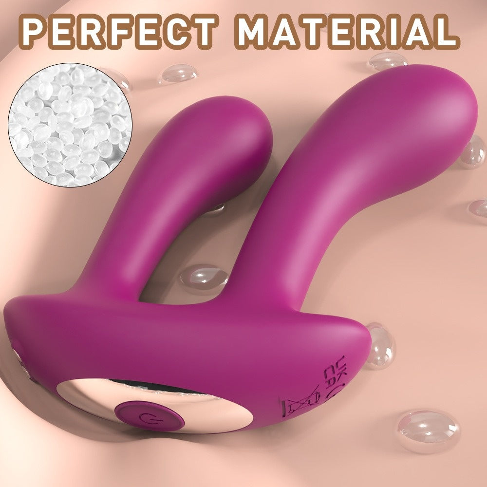 Fantasy Doppelseitiger Dildo-Vibrator – Stimulierendes weibliches G-Punkt-Masturbationsspielzeug aus Silikon