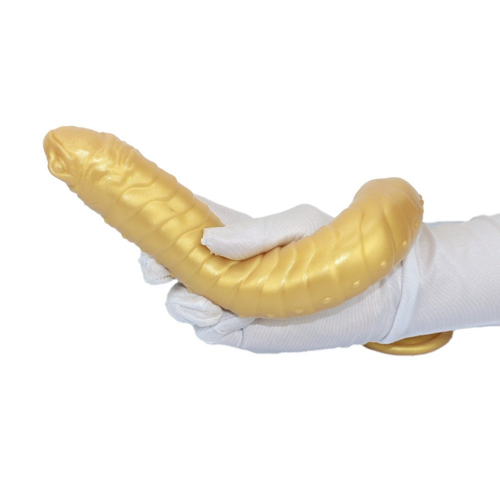 Extra Long Tentacle Fantasy Butt Plug Dildo – Snake-Head Spiral Stimulating Female Masturbation Toy