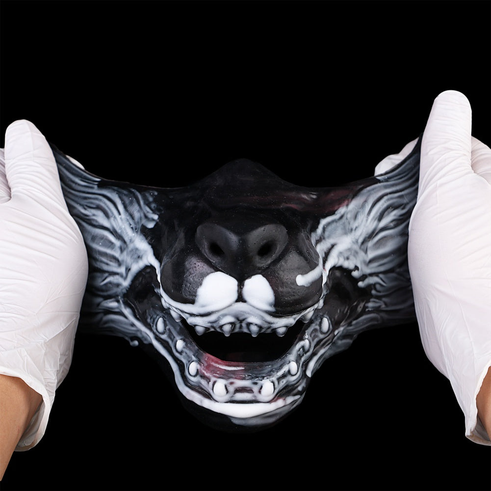 Fantasy Monster Silicone Bondage Masks - Couples Strap-On Teasing BDSM Toys