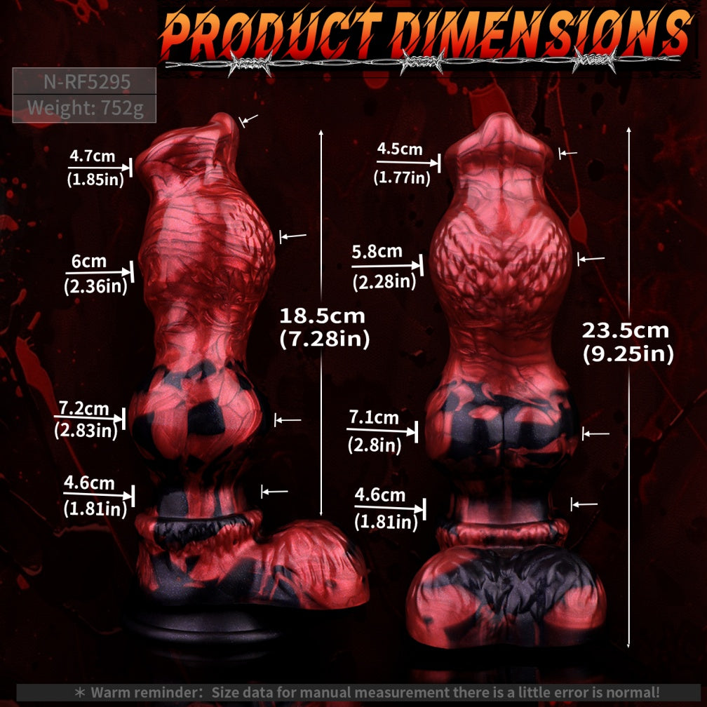 Fantasy Silicone Animal Dog Blowjob - Vaginal Partial Expansion Knot Toy