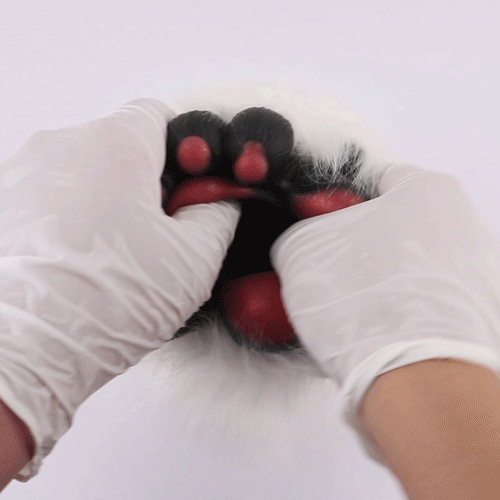 Animal Paw Fantasy Pocket Pussy - Realistic Detachable Hair Penis Masturbation Toys