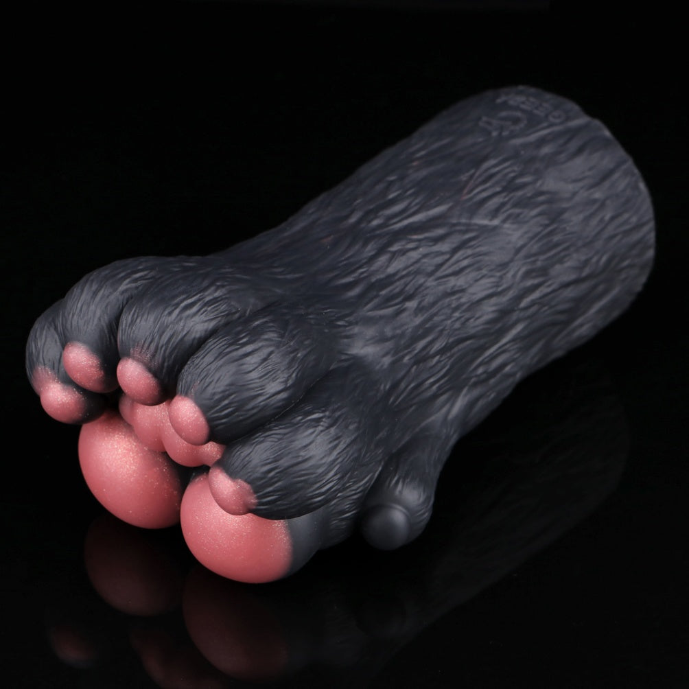 Animal Paw Fantasy Pocket Pussy - Realistic Detachable Hair Penis Masturbation Toys