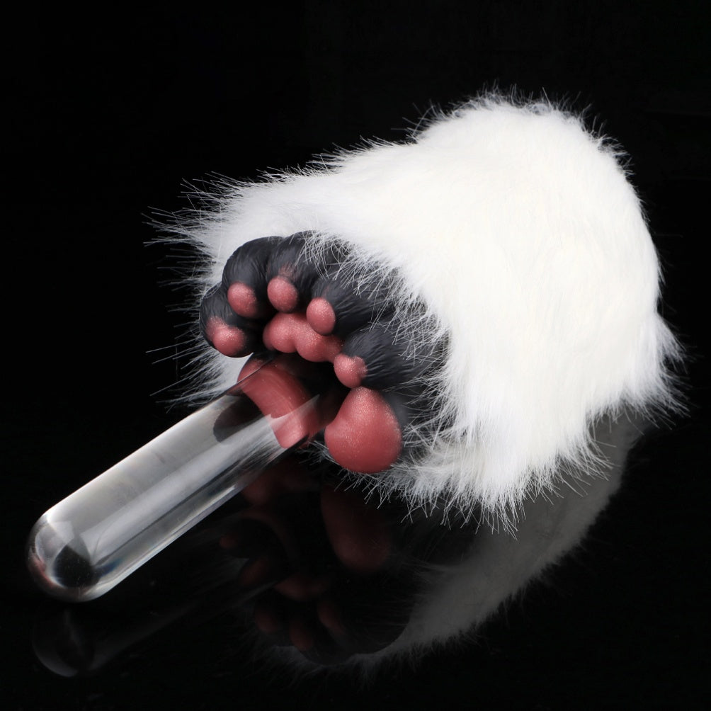 Animal Paw Fantasy Pocket Pussy - Realistic Detachable Hair Penis Masturbation Toys