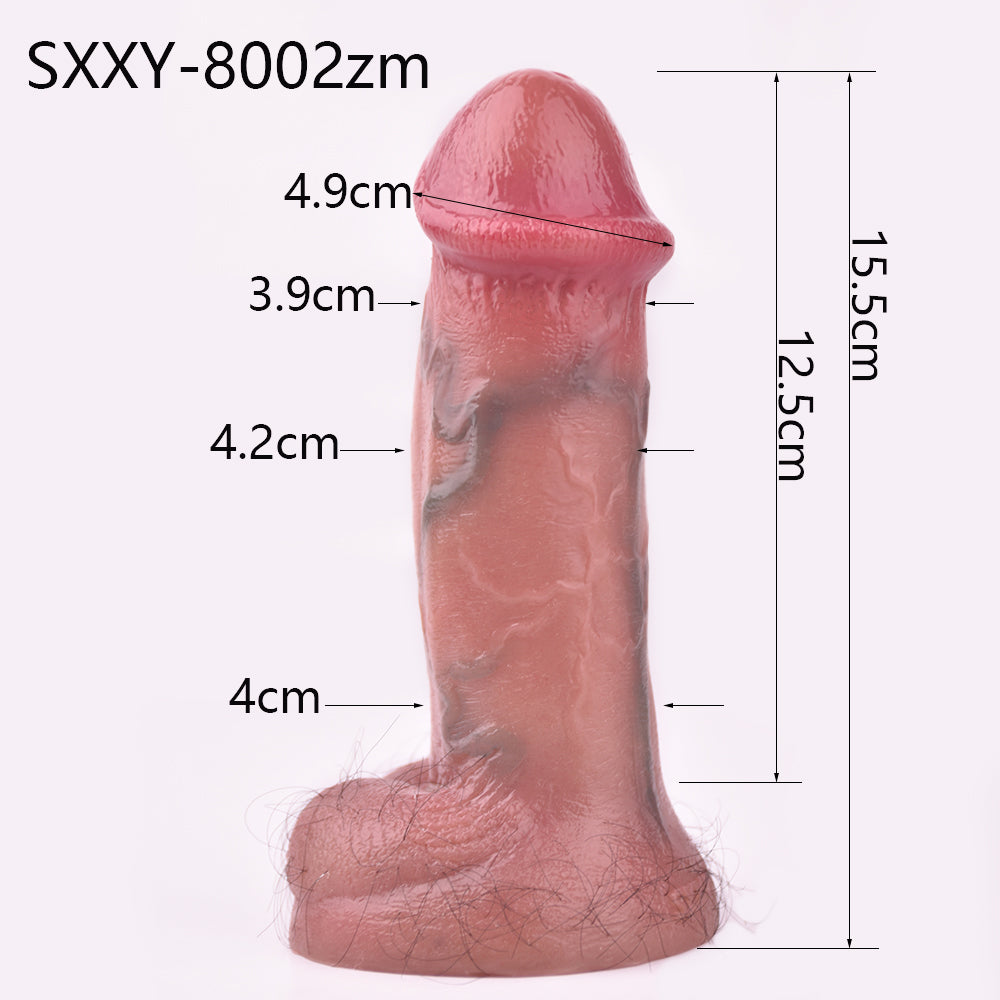 Gode réaliste anal plug anal - Pénis en fourrure réaliste pour homme - Jouets sexuels pour femmes lesbiennes