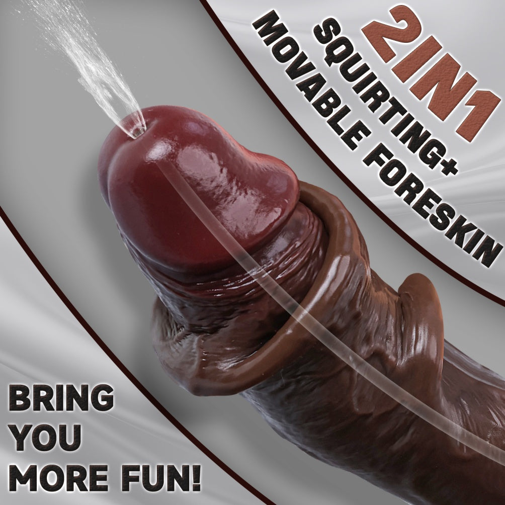 umschnalldildo mit vorhaut Harness mit Vorhaut-Dildo - Strap-On main image 0