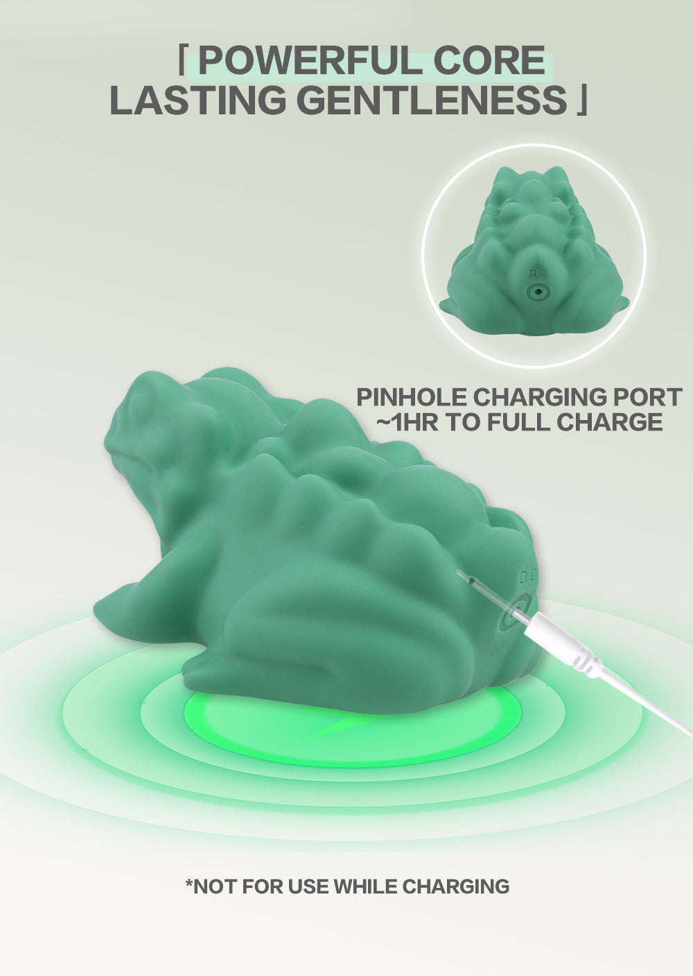 Beanie Voyager Fantasy Frog Silicone Grinder Sex Toy – Portable Clit Stimulator & Massager for Women