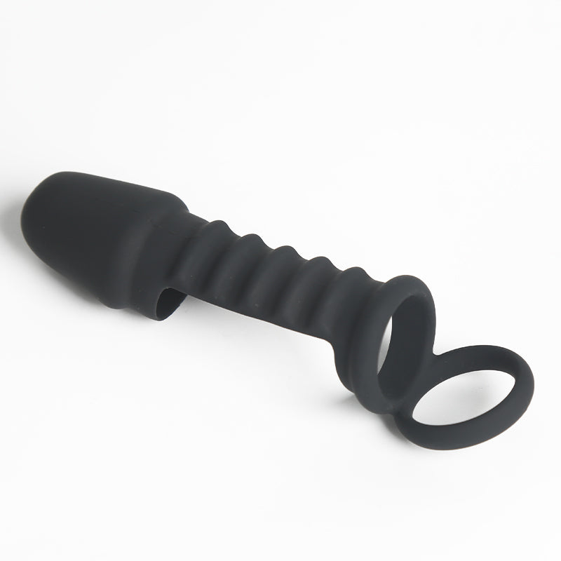 Anneau pénien en silicone pour homme - Jouets sexuels pour retarder l'éjaculation - Anneau pénien double