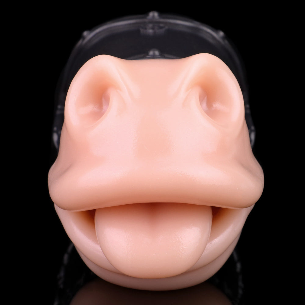 Realistic Horse Mouth Pocket Pussy Masturbator - Fantasy Animal Oral Sex Penis Massage