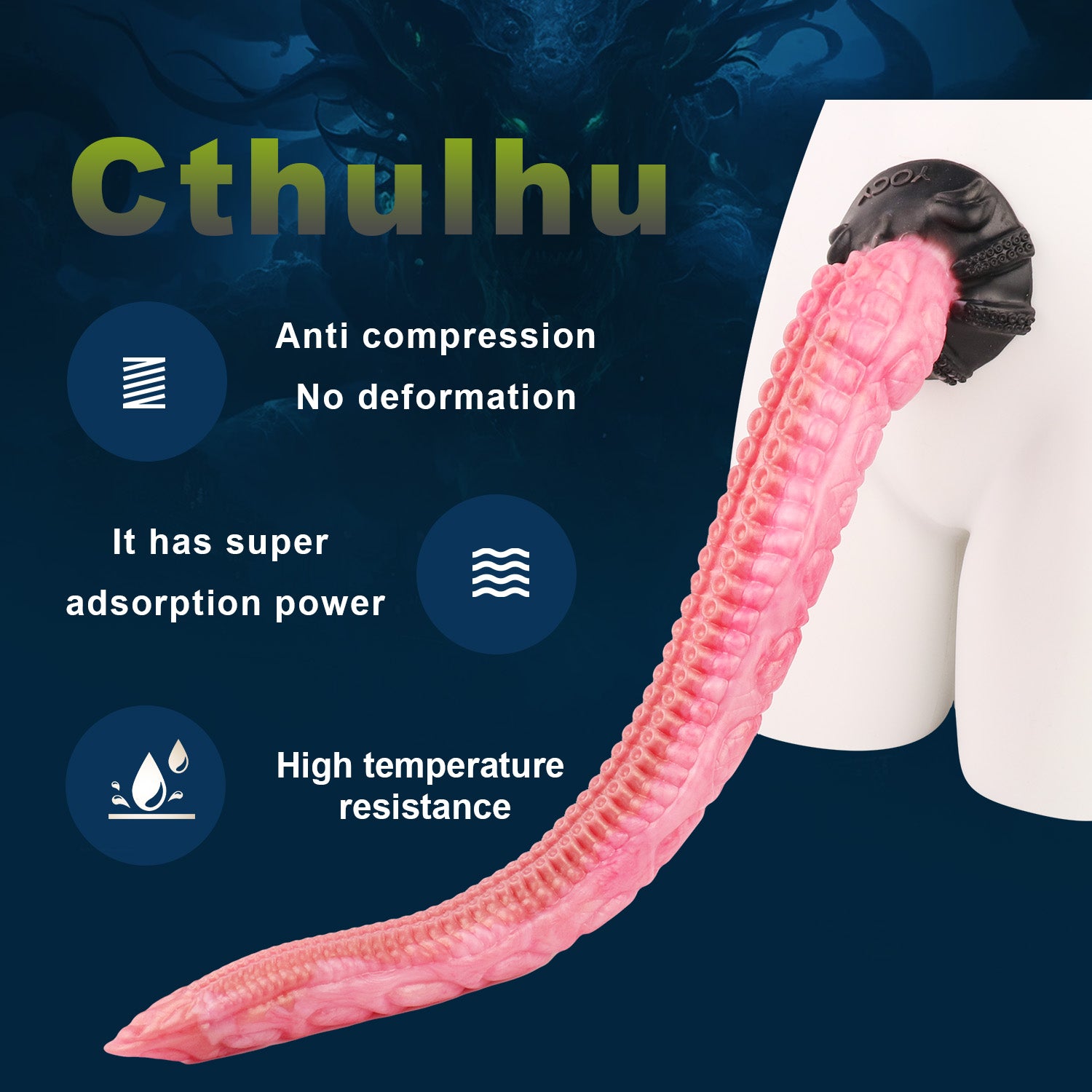 Fantasy Tentacle Long Anal Dildo Butt Plug - Pink Realism Octopus Flar Domlust Fantasy Tentacle Long Anal Dildo Butt Plug - Pink Realism Octopus Flar Domlust