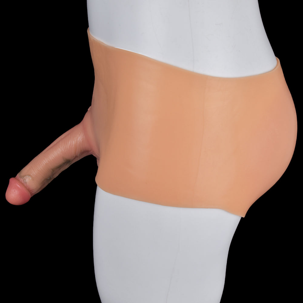 Gode anal en chair avec sangle, jouets sexuels pour femmes, sous-vêtements lesbiens