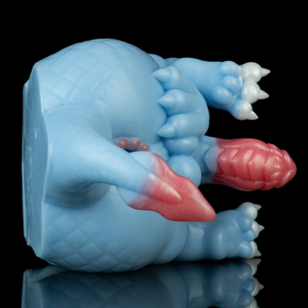 Azure Dragon Alien Sex Doll - Dildo Torso & Animal Pussies 2-in-1 Masturbation Toy for Men