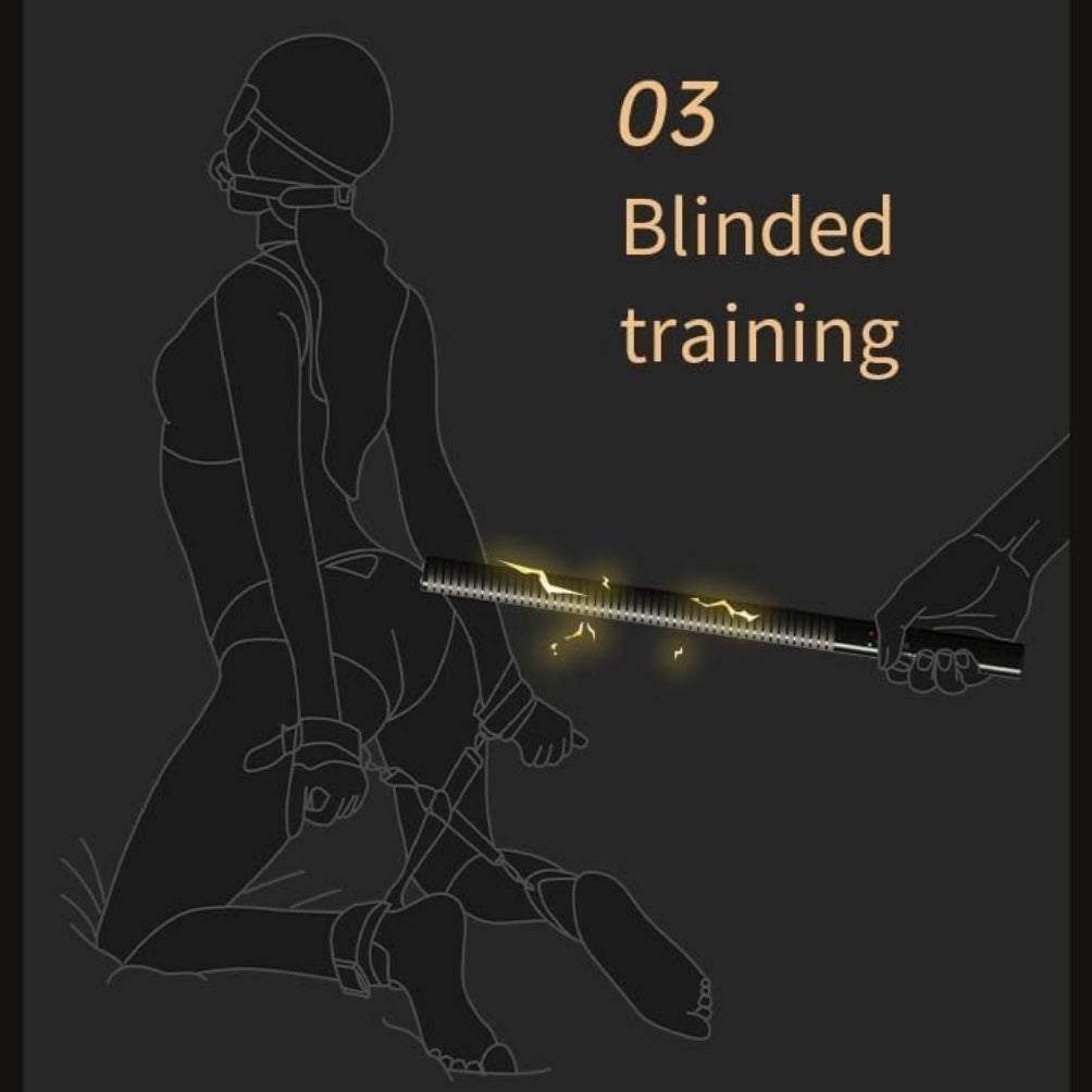 Fantasy Electric Shock Leather Paddle - Submissive BDSM Bondage Kinky Sex Toys