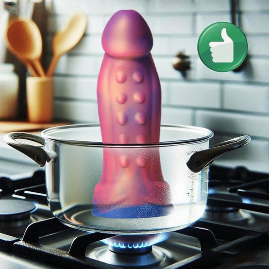 Gode tentacule fantaisie à fond bleu avec ventouse – Jouet d'insertion pour stimulation anale et vaginale