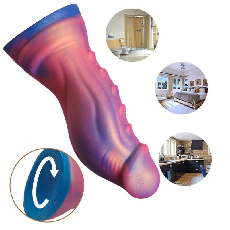 Blue-Bottom Tentacle Fantasy Dildo mit Saugnapf – Einführspielzeug für anale und vaginale Stimulation