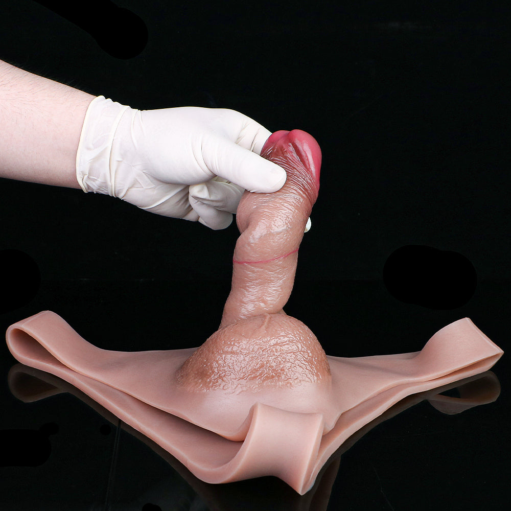 Hohle Penishülle, Unterhose, realistischer Dildo-Extender, Pegging, sexuelles Wohlbefinden