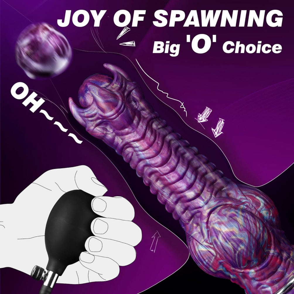 Ovipositor Dildo | Platinum Silicone Alien Knotted Fantasy Dildo Domlust Ovipositor Dildo | Platinum Silicone Alien Knotted Fantasy Dildo Domlust