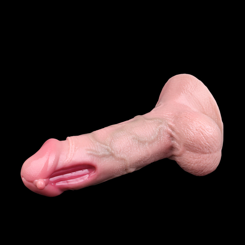 Gode réaliste grandeur nature avec plug anal - Grosse ventouse pour testicules et jouets sexuels anaux pour hommes et femmes