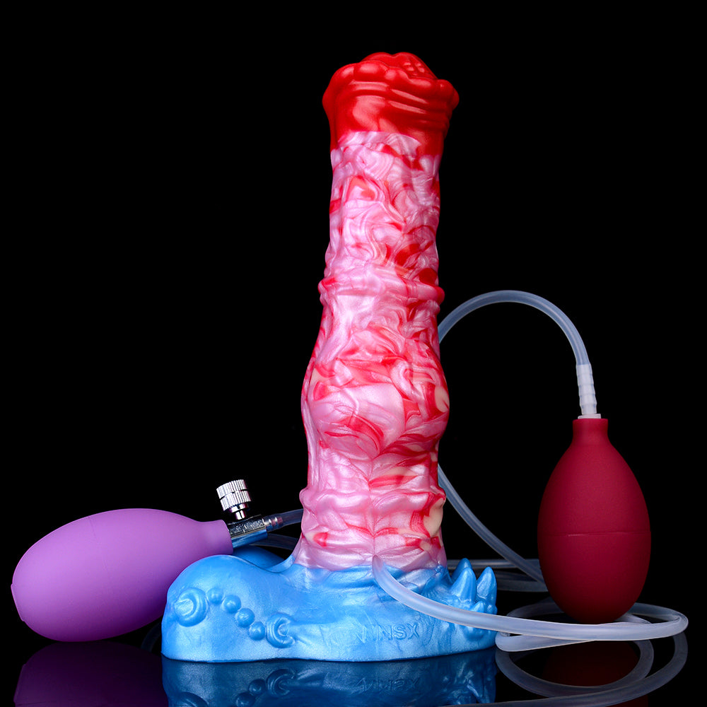 Ejaculating Inflatable Dragon Dildo Anal Butt Plug - Crawl Clit Stimulation Vaginal Masturbation Sex Toys