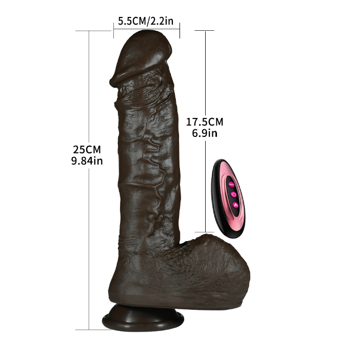 Gode réaliste noir avec ventouse et plug anal – Jouets sexuels anaux pour femmes lesbiennes