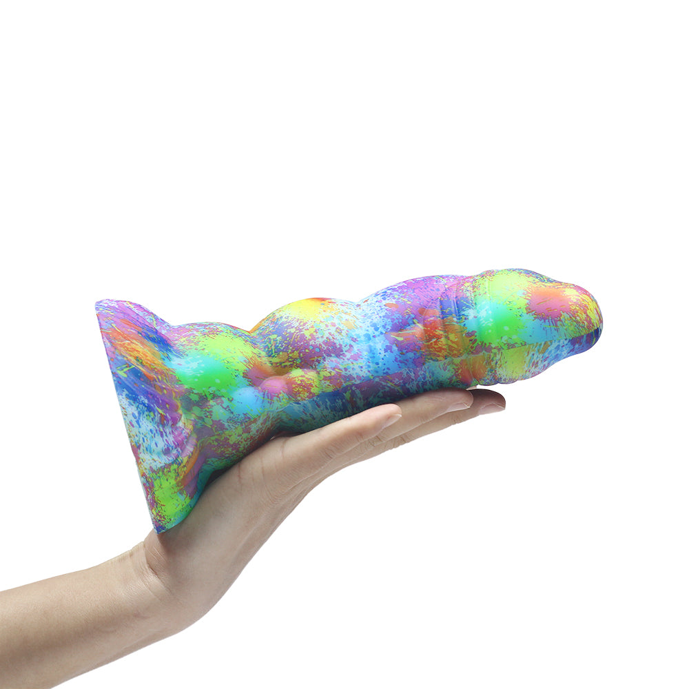 Großer, dicker Analdildo mit Butt Plug – leuchtender, realistischer Dildo, Sexspielzeug für Frauen
