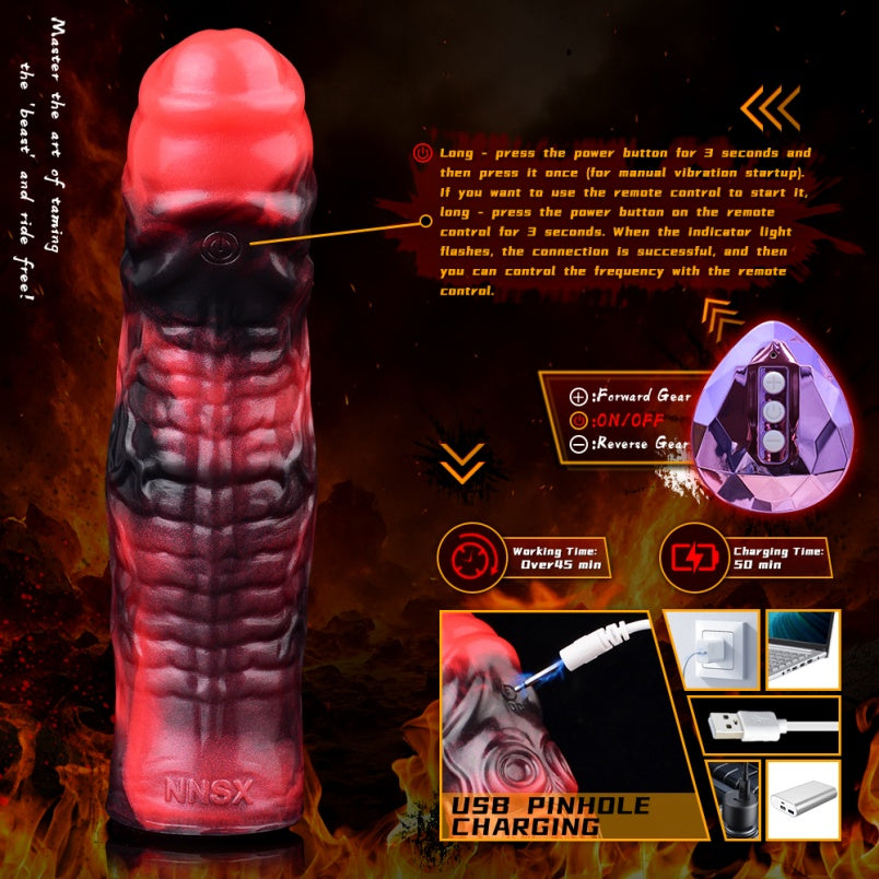 Fantasy Tentacle Vibrating Cock Sleeve – Ein neuer Weg zu tiefer Lust