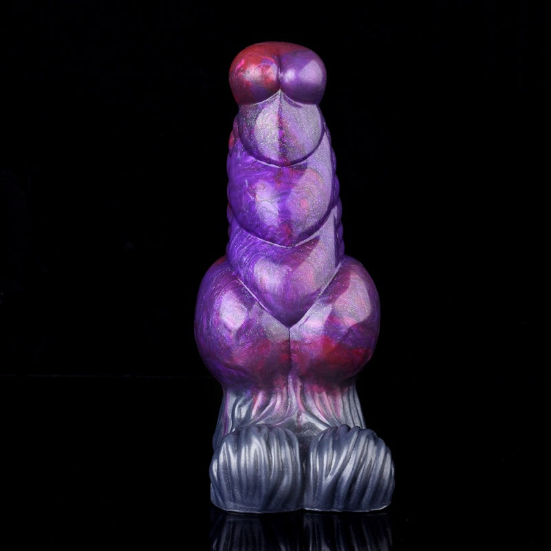 Dark Purple Silicone Penis Extender – Fits 6-Inch Wearers with Immersive Grip and Texture