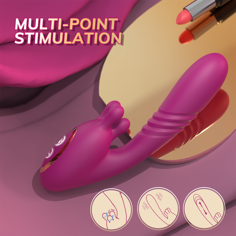 Gode vibrant insérable en silicone Fantasy pour point G – Stimulateur vaginal féminin