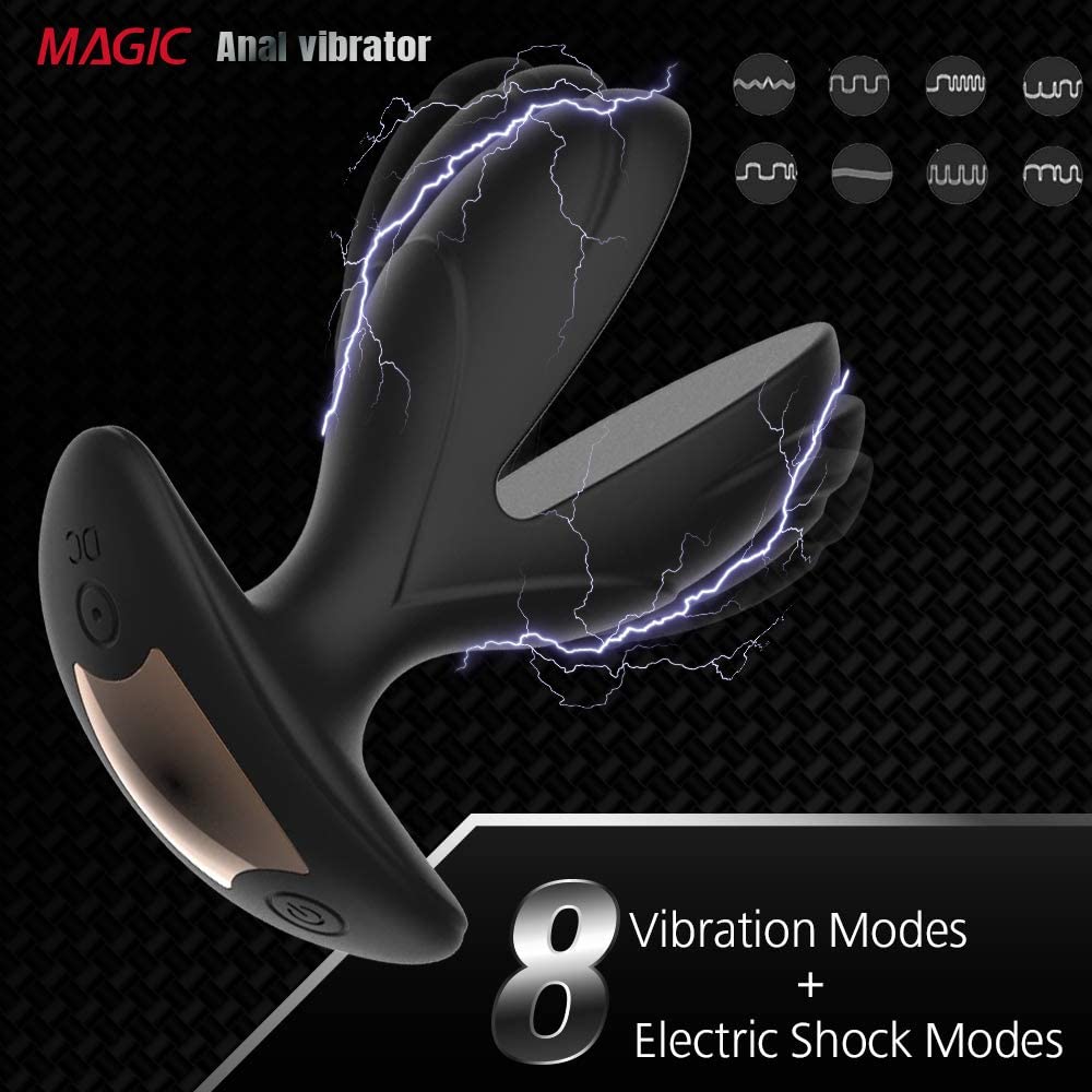 Remoter Anal Expander Butt Plug – Domlust E-Stim Shock Prostata-Massagegerät