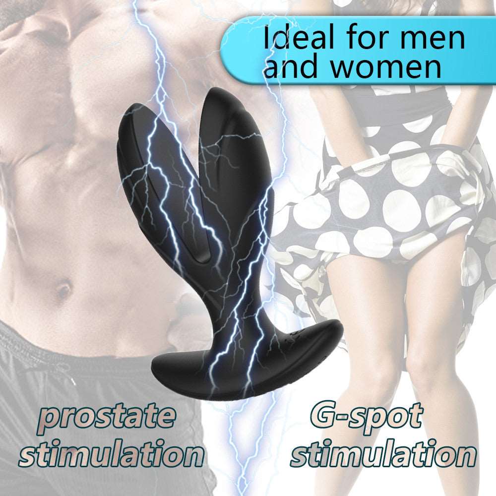 Remoter Anal Expander Butt Plug - Domlust E-stim Shock Prostate Massager