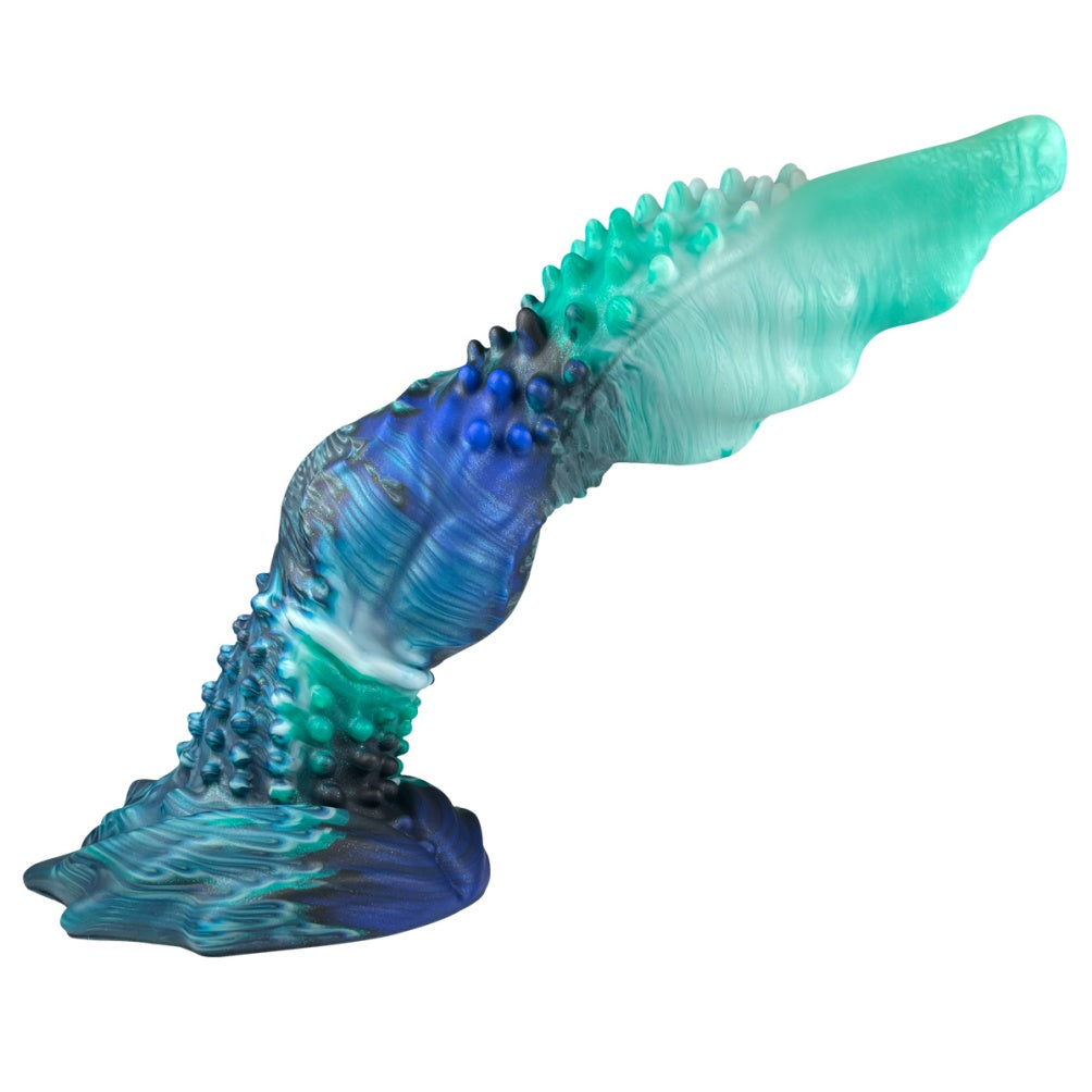 Stimulateur extraterrestre texturé en silicone en forme de nœud monstrueux pour massage orgasmique et jeux vaginaux