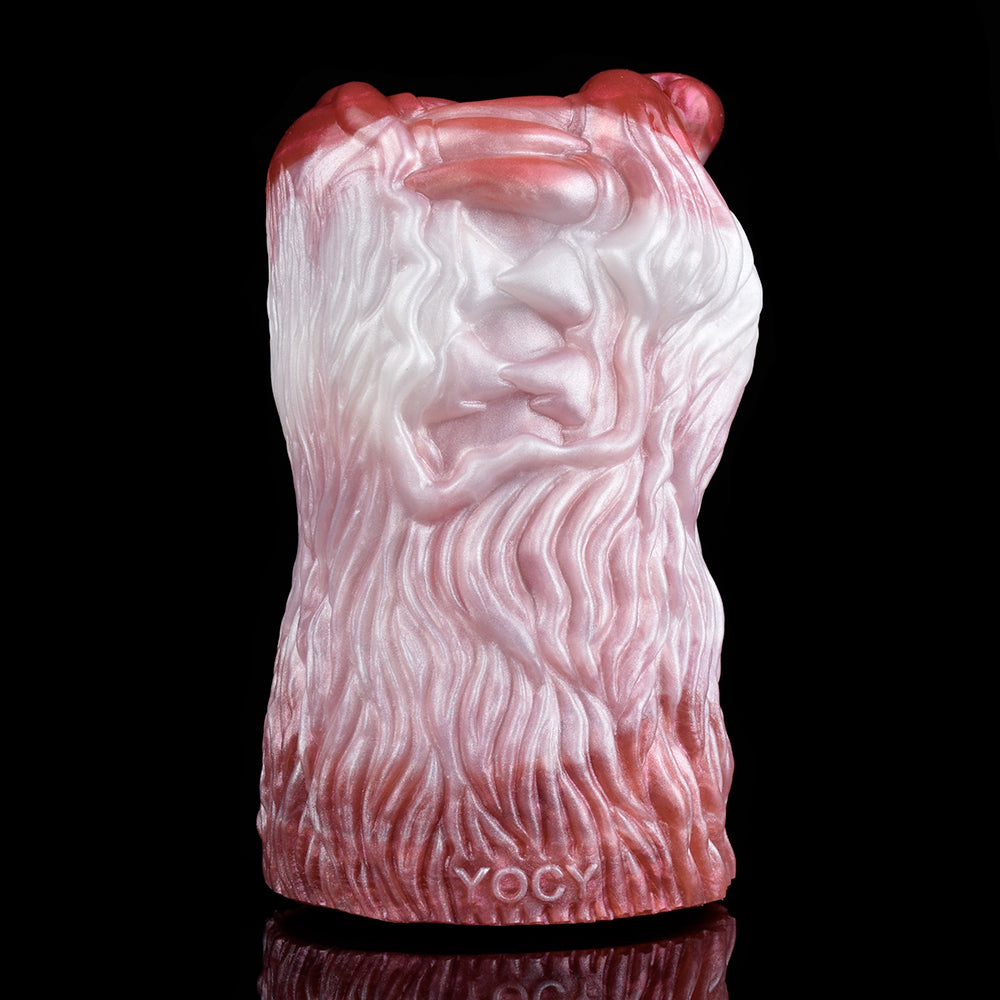 Masturbateur masculin de chatte de poche de vagin de chien - jouets sexuels de pénis des hommes de silicone de double canal