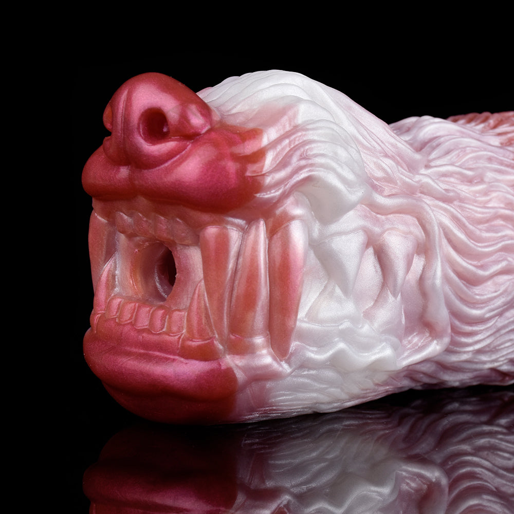 Masturbateur masculin de chatte de poche de vagin de chien - jouets sexuels de pénis des hommes de silicone de double canal