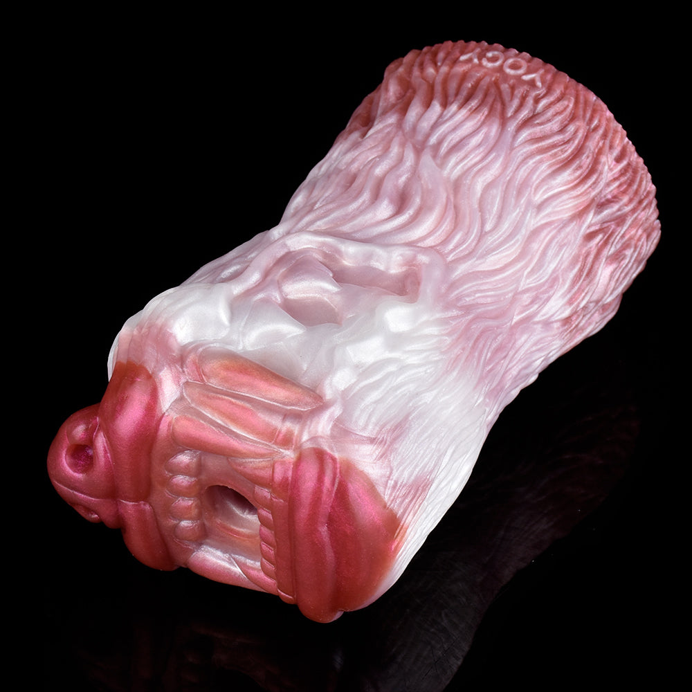 Masturbateur masculin de chatte de poche de vagin de chien - jouets sexuels de pénis des hommes de silicone de double canal