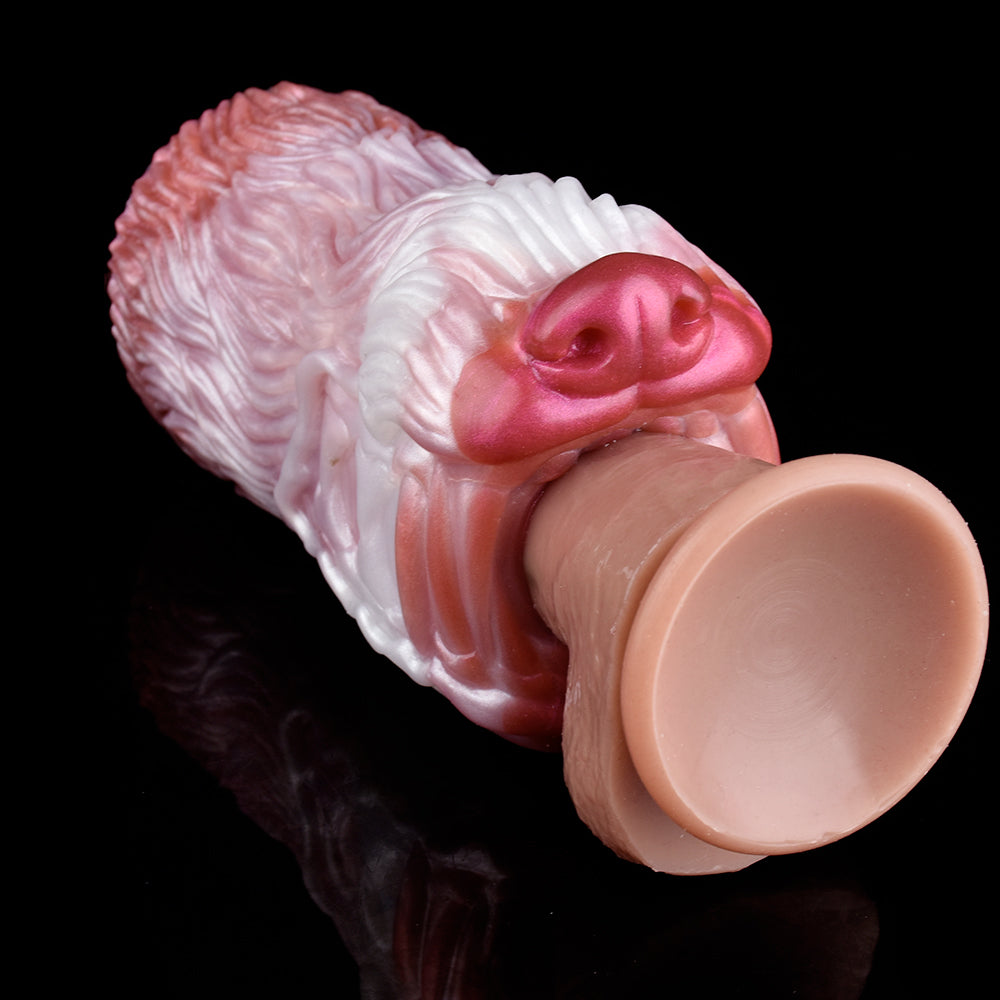 Masturbateur masculin de chatte de poche de vagin de chien - jouets sexuels de pénis des hommes de silicone de double canal
