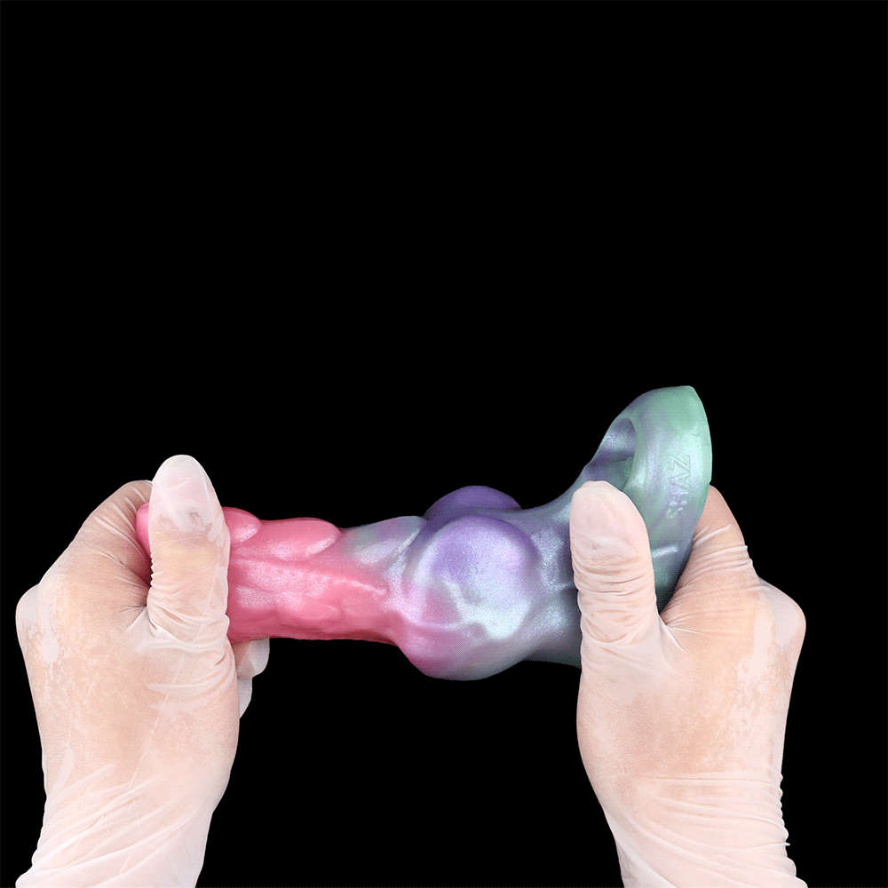 Fantasy Canine Muscle Penis Sleeve – Farbiger Penis-Extender aus Silikon für Männer