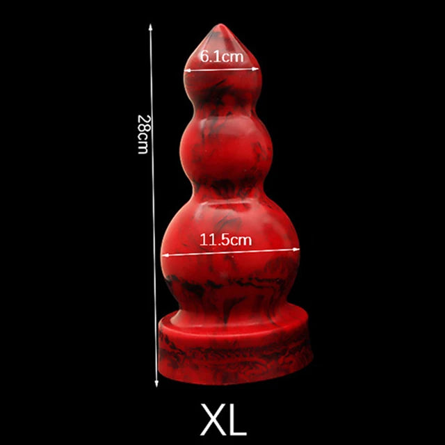 Silicone Anal Dildos - Huge Soft Anal Plug Prostate Massage Milk for Men Women