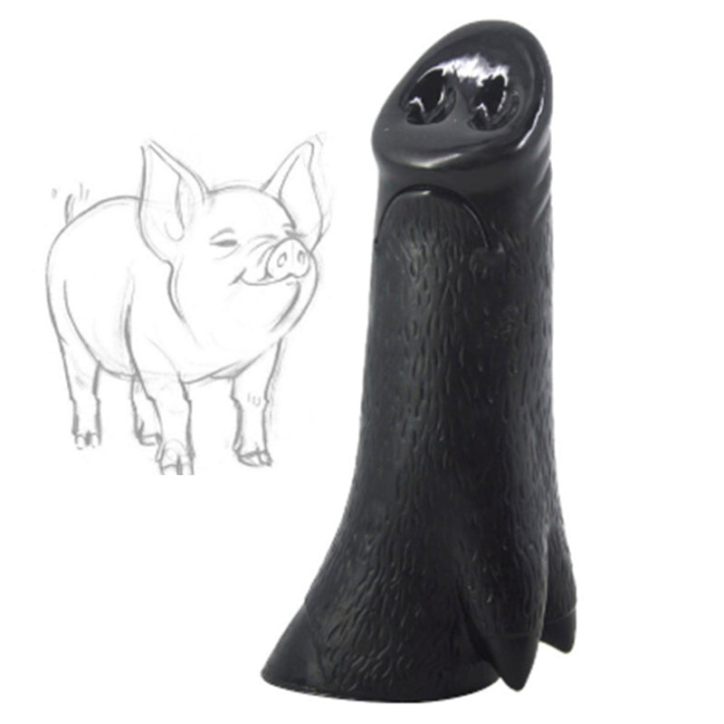 Pig Monsterdildo Grand Plug Anal - Gode Noir Animal Silcone Fantasy Sex Toy pour Hommes Femmes