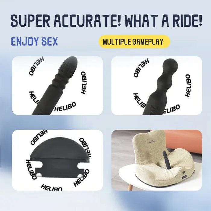 Sex Pillow Riding On the Couch - Butthole Bleach Remote Control Vibrating Sexpillow Women Masturbation
