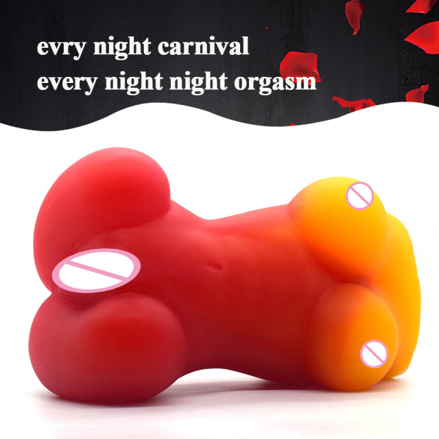 Pocket Pussy Realistischer Masturbator Sexspielzeug für Männer - Vaginaler Penismassager aus Silikon
