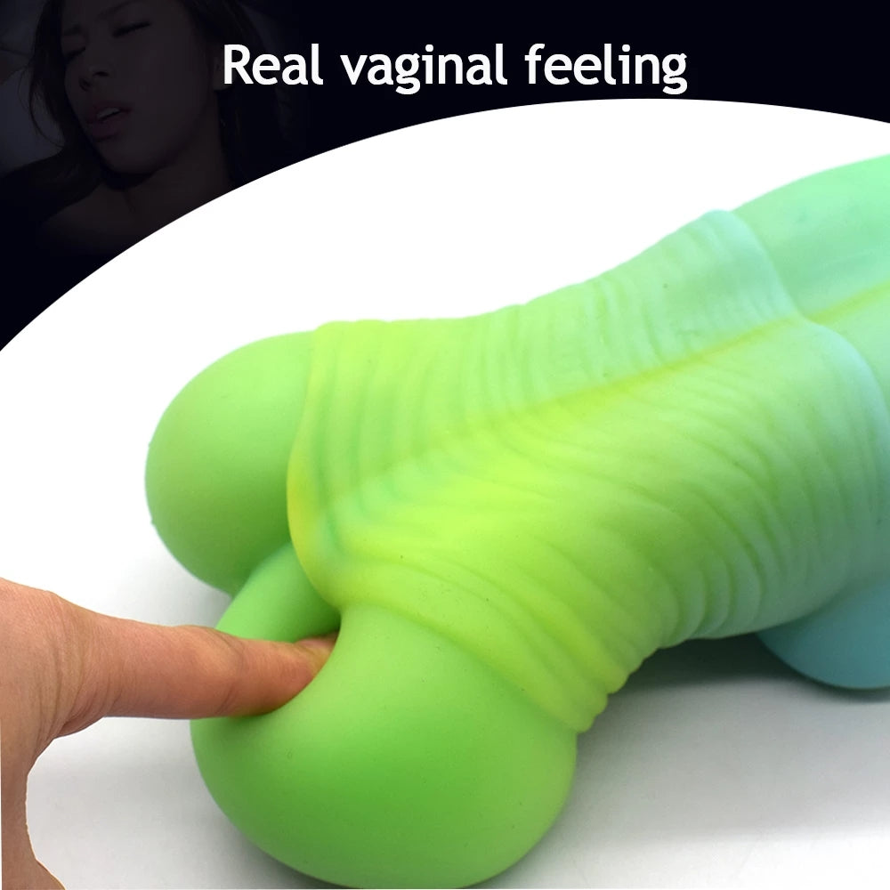 Realistic Pussy Pocket Sex Doll - Lifelike Silicone Vagina Male Masturbator Penis Massage Milk