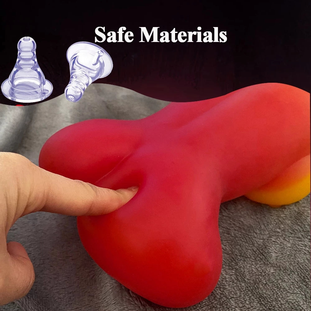 Pocket Pussy Realistischer Masturbator Sexspielzeug für Männer - Vaginaler Penismassager aus Silikon