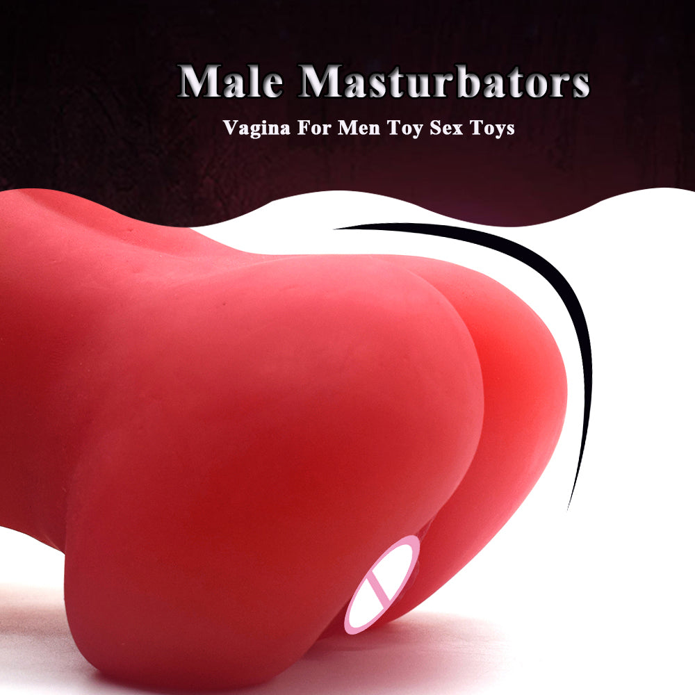 Pocket Pussy Realistischer Masturbator Sexspielzeug für Männer - Vaginaler Penismassager aus Silikon