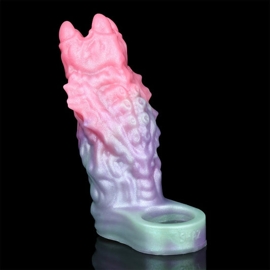 Fantasy Beast Claw Silicone 4.8 in Penis Sleeve – 5-Inch Cock Extender for Men Sex Toys