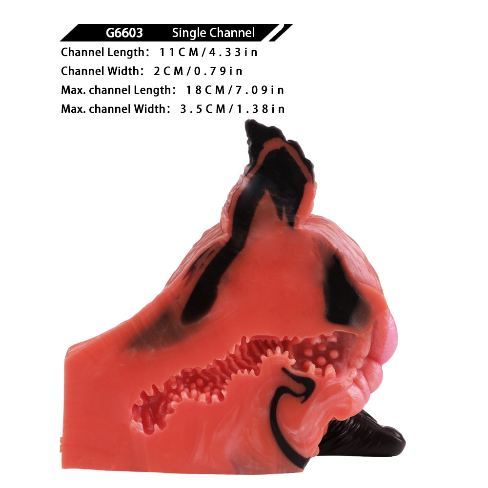 Fox Pussy Torso Buttocks Sex Toy - Realistic Furry Animal Vagina Men Masturbation Pocket Cup