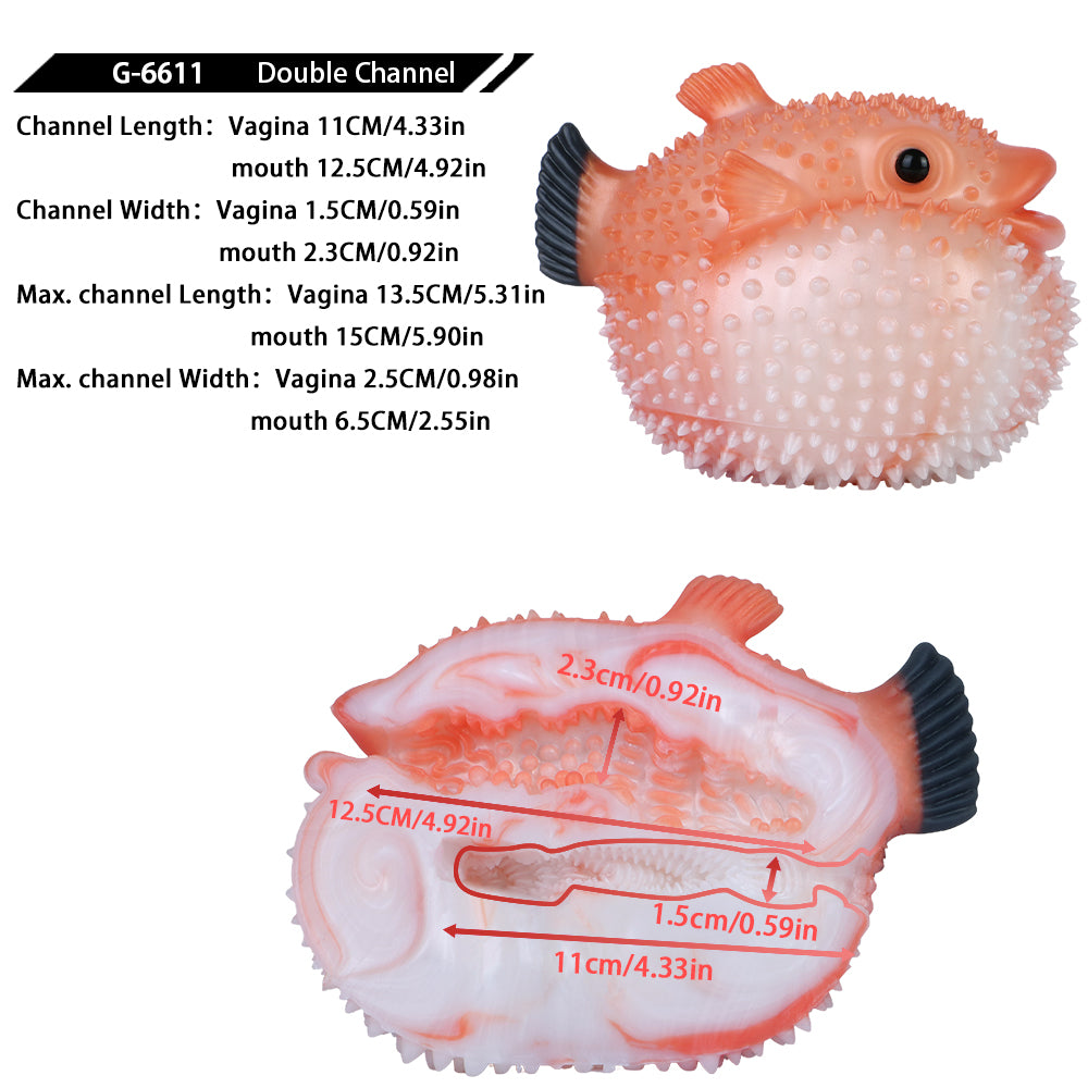 Pearl Puffer Pocket Pussy Mini Sex Doll - Fantasy Plump Silicone Male Masturbator